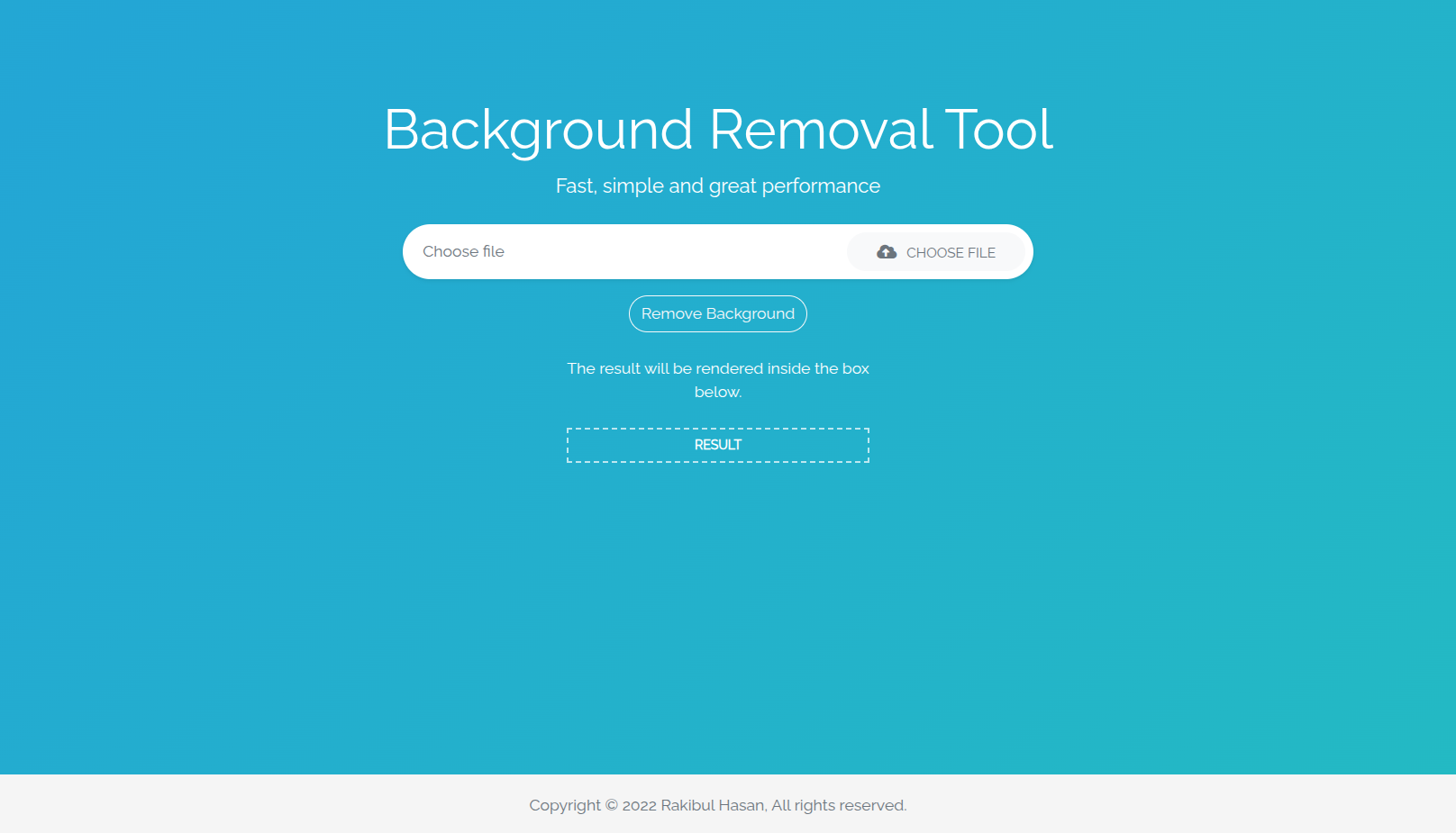 Background Removal Tool